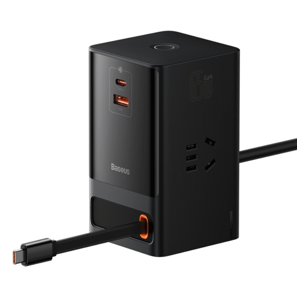 Baseus PowerCombo Digital PowerStrip 3AC 65W