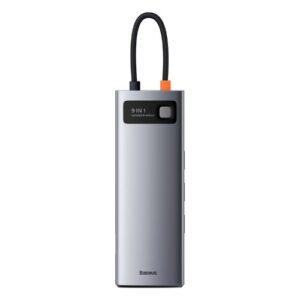 Baseus Metal Gleam Series 9-in-1 Multi-functional Type-c Hub