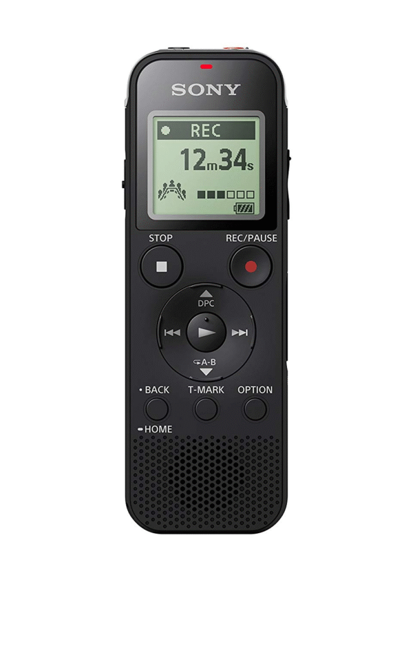 Sony ICD-PX470 Stereo Digital Voice Recorder With Built-In USB Voice Recorder, Black