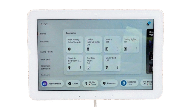 Echo Hub | 8” smart home control panel with Alexa