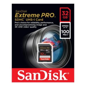 SanDisk Extreme Pro SDHC 32gb 90/100mb/s