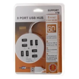 Usb 8 Port Hub Circle – Support 1tb Hdd
