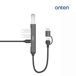 Onten Otn-UCA9703 4 in 2 Usb 4 Ports Hub