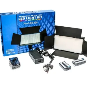 Rechargeable Photo & Video Led-light kit Pro Led 600