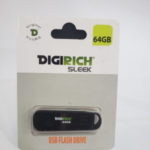 Digirich Sleek Flash Drive 64Gb Black