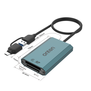 Onten OTN-P2 2-in-2 CFexpress Card Reader