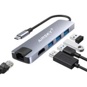 Airsky Hc-76 10 in 1 Type C Hub