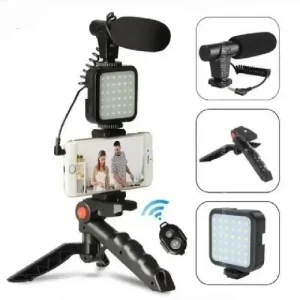 AY-49G Video Making Kit Vlogging Tripod