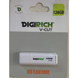 Digirich V-Cut Flash Drive 128gb White