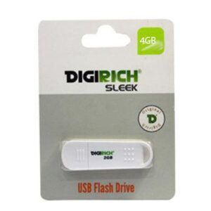 Digirich Sleek Flash Drive 4Gb?White