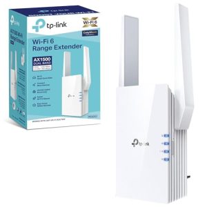 TP-Link AX1500 Wi-Fi 6 Range Extender RE505X