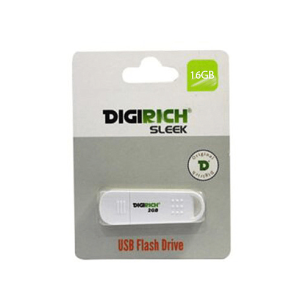 Digirich Sleek Flash Drive 16Gb White