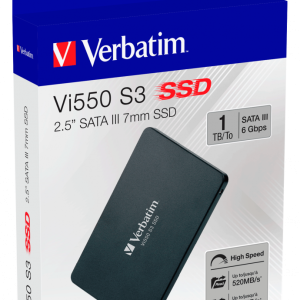 Verbatim Vi550 S3 1TB Sata III 7mm Internal SSD 550mb/s