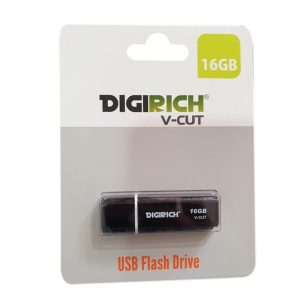 Digirich V-Cut Flash Drive 16gb Black