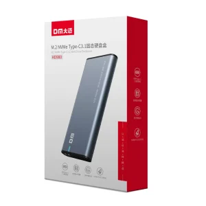 DM M.2 HD1300 Enclosure -NVME To Type C 3.2 Casing