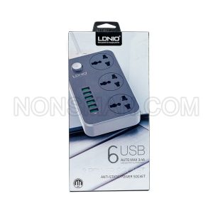 Ldnio SC3604 6 Usb/3 Sockets