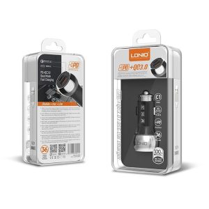 Ldnio C1 38W Car Charger  Quick Charge 3.0 & PD Fast