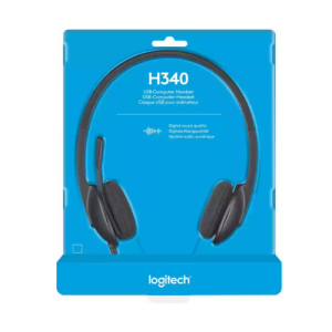 Logitech H340 USB Stereo Headset with Noise-Cancelling Mic