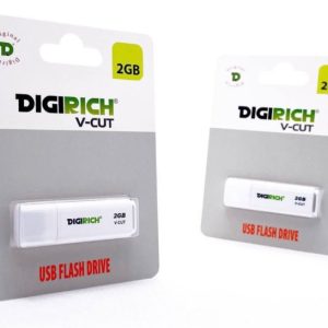 Digirich V-Cut Flash Drive 2Gb?White
