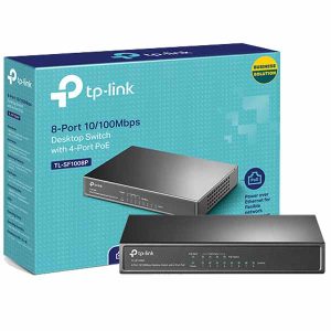 Tp-Link Tl-Sf1008P 8 Ports Desktop PoE + Switch
