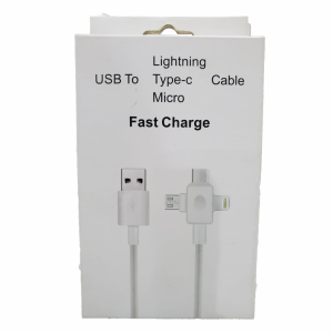 Usb to Lightning/Type C/Micro Sub Cable