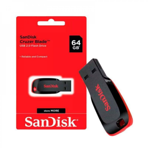 Sandisk Cruzer Blade Usb 2.0 Flash Drive 64gb