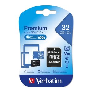 Verbatim Premium Micro Sd 32gb Class 10 90mb/s