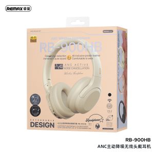 Remax RB-900HB ANC Wireless Headphone-Ash