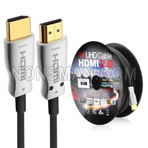 Hdmi To Hdmi V2.0V 4K Fiber Optical Cable 50M