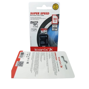 Iconix MicroSD Card 64gb 100mb/s