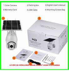 Crossfire 4G LTE HD Intelligent Solar PTZ A30 Camera with Sim