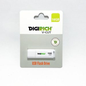 Digirich V-Cut Flash Drive 16Gb White