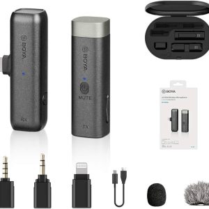 Boya By-WM3D Lapel Wireless Microphone